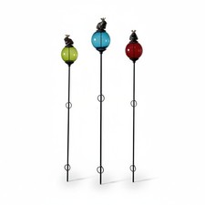 Ensemble 3 tuteurs boule fonte