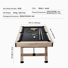 Table De Billard 213,4 Cm Kit
