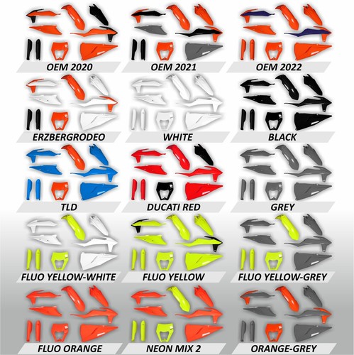 Plastics ktm exc - plastics, xc-w