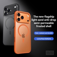 Frosted Magnetic Case Shockproof Hybrid Cover For iPhone 17 Pro Max/17 Pro/17