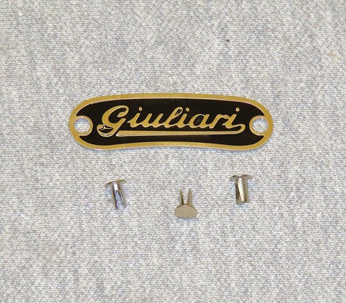 Giuliari italian seat badge - giuliari,