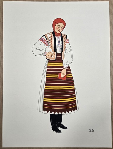 Estampe 1939 costume - estampe,, :