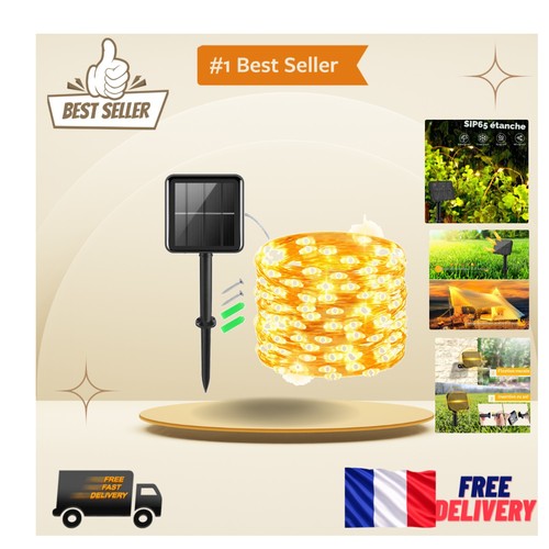 Guirlande lumineuse solaire - solaire, 5m