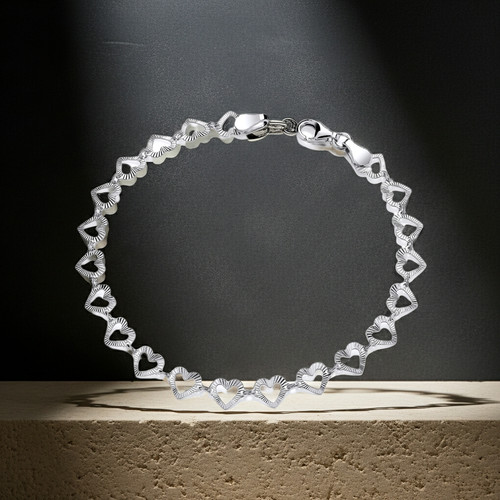 Bracelet femme cœur - , en