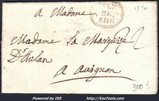 FRANCE MARQUE POSTALE TRES