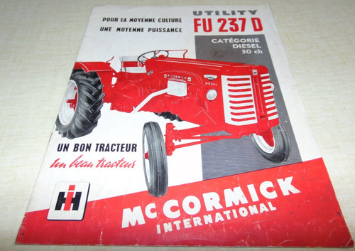 Brochure prospectus tracteur - prospectus,