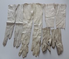 3 paires de gants en cuir