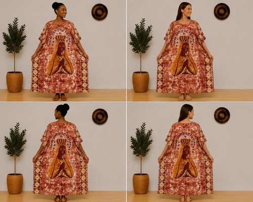 Boubou femme batik wax bassam - batik,