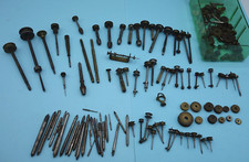 grand lot de porte-forets pour montres / pendules. Outils horlogerie ancienne