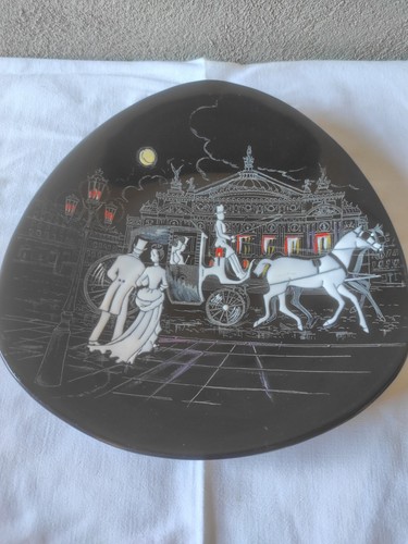 Assiette émaux longwy - de,