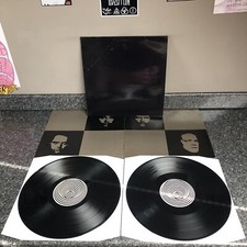 DOUBLE VINYL LP METALLICA THE BLACK ALBUM 510 022-1 EUROPE 2ND PRESS 1992 EX-NM-