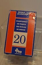 ARROW BRIDGE CARD GAME N°20 CHAMPIONSHIP OF FRANCE SCHOOLS FFB CARPET