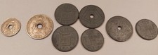 Lot de 8 pièces belges –