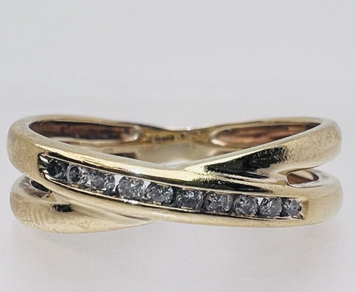 Bague croisée éternité - croisée, mi-Éternité
