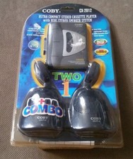 Coby CX-2012 Cassette Player With Mini Stereo Speaker System