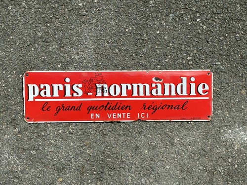 Plaque émaillée ancienne - plaque,