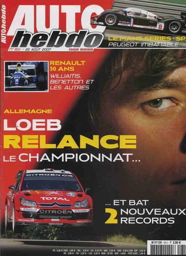 Auto hebdo 1611 08 2007 - auto, n°1611