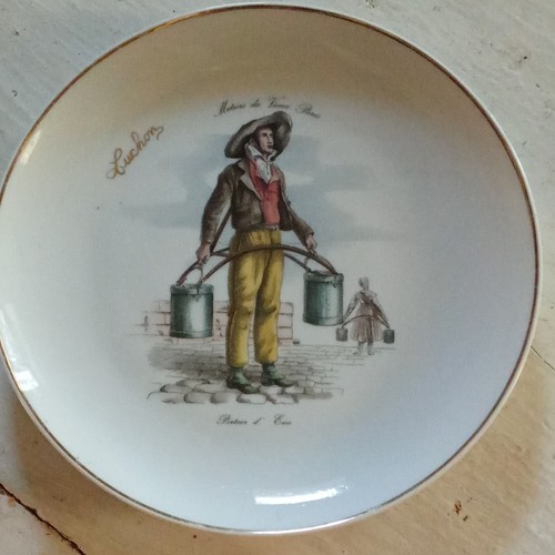 Longwy assiette décorative - longwy, en