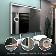 Miroir LED SYDNEY | 3 couleurs de Cadre | Miroir Cosmétique | Interrupteur