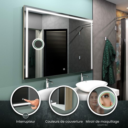 Miroir led sydney 3 - 3, couleurs