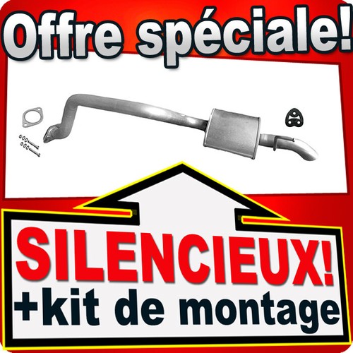 Silencieux arriere pour - silencieux,