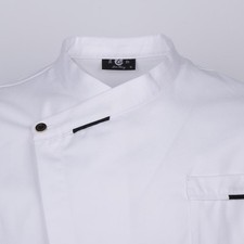 Veste de chef pour homme et femme, uniforme de cuisine, vêtement de travail