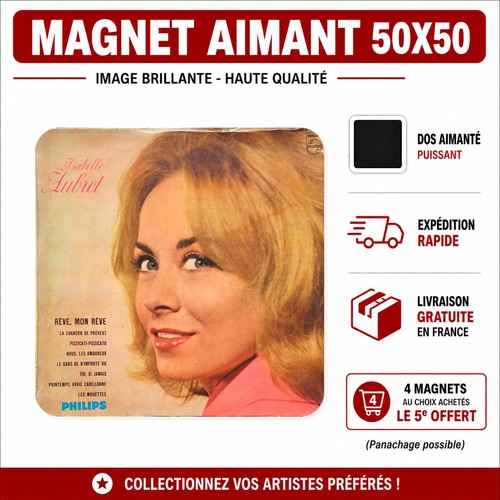 Magnet isabelle aubret - magnet,