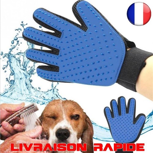 Brosse gant nettoyage animaux - brosse,