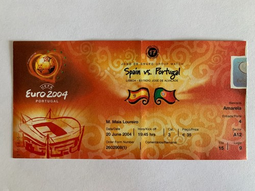 Ticket euro portugal june - euro,