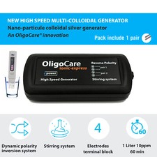 Générateur d'argent colloïdal Reverse Polarity Stirring system Pack TDS 1 pairAg