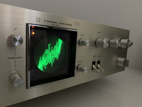 Technics 3433 audio scope 4 - sh-3433,