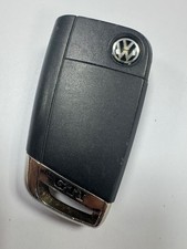 GENUINE VOLKSWAGEN GOLF GTI 3 BUTTON REMOTE FLIP KEY FOB TESTED 5G0959752CF