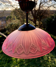 Petite suspension Art déco en