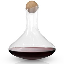 Carafe à vin en verre avec