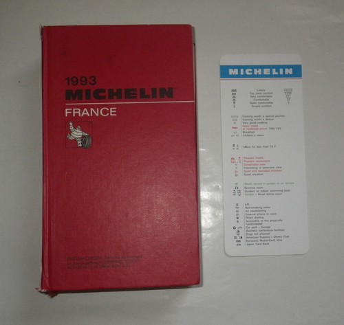 Guide michelin rouge - guide, 1993