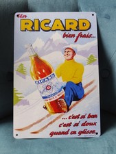 Plaque métal Ricard 20x30cm