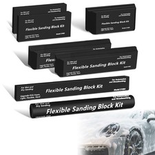 7pcs Sanding Block Kit, Auto Body Sanding Block for Automotive, Woodworking