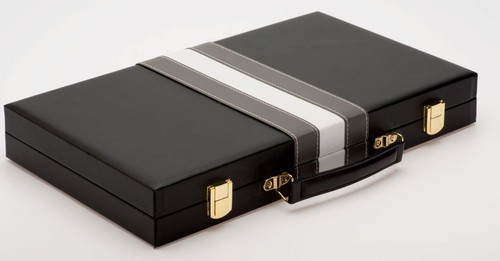 Backgammon simili cuir - -, jeu