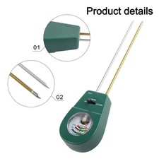 Testeur de sol 3 en 1 pour un pH am??lior?? pour la mesure de l'humidit?? et de