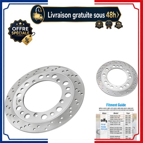 Disque frein avant honda - disque,