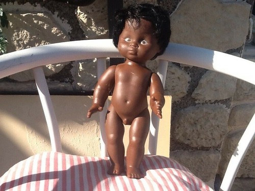 Ancienne poupée noire 25 - de,