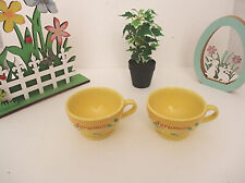 LOT DE 2 TASSES A THE OU A TISANE  