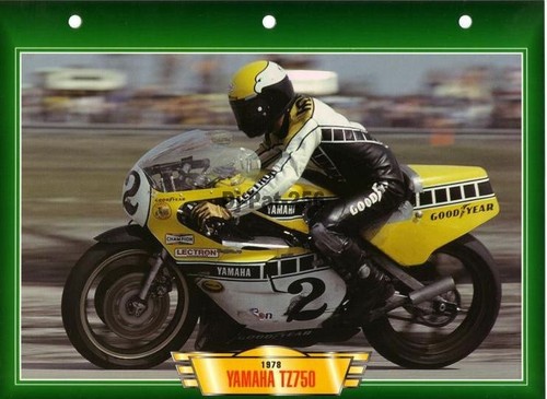 Fiche moto yamaha tz 750 - :,