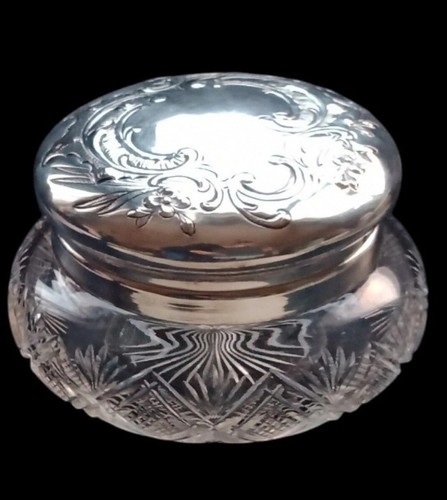 Bonbonnière cristal avec - bonbonnière,