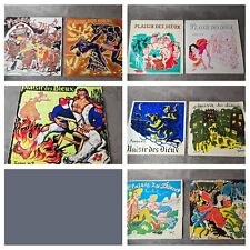 PLAISIR DES DIEUX Lot de 9 Disques LP 33t chansons paillardes TONUS Anri Ubair 