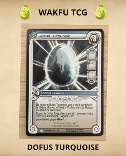 Wakfu tcg dofus - wakfu, turquoise
