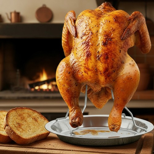 Porte rôtissoire poulet - porte-rôtissoire, à
