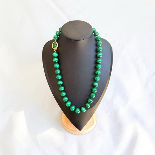 Collier malachite naturelle - collier,