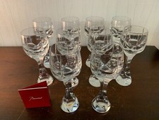 17 verres à eau modèle Neptune cristal Baccarat h : 20.5 cm (prix la pièce)