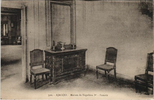 Cpa ajaccio maison napoleon - maison,